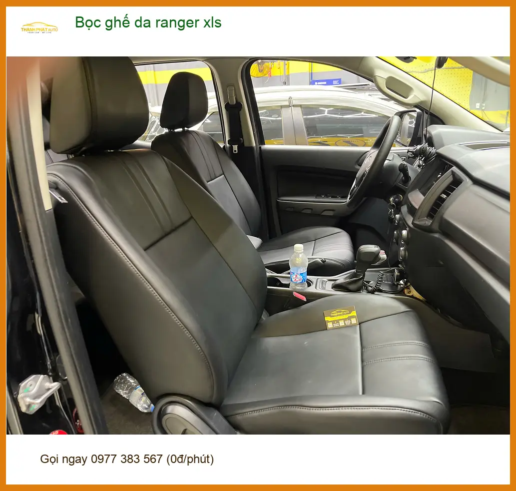 Chú Minh bọc ghế da Ford Ranger XLS Quận 1 để nâng cấp không gian xe ảnh thực tế 4