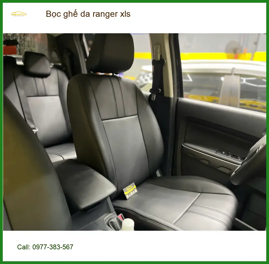 Anh Tấn Ranger XLS bọc ghế da Quận 8 vì ghế cũ sờn rách, gây ngứa ngáy ảnh thực tế 4