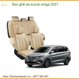 Bọc Ghế Da Suzuki Ertiga 2021 Cao Cấp - Địa Chỉ Lắp Đặt Uy Tín TPHCM