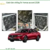 Cách âm chống ồn Honda Accord 2026 - Địa Chỉ Lắp Đặt Uy Tín TPHCM