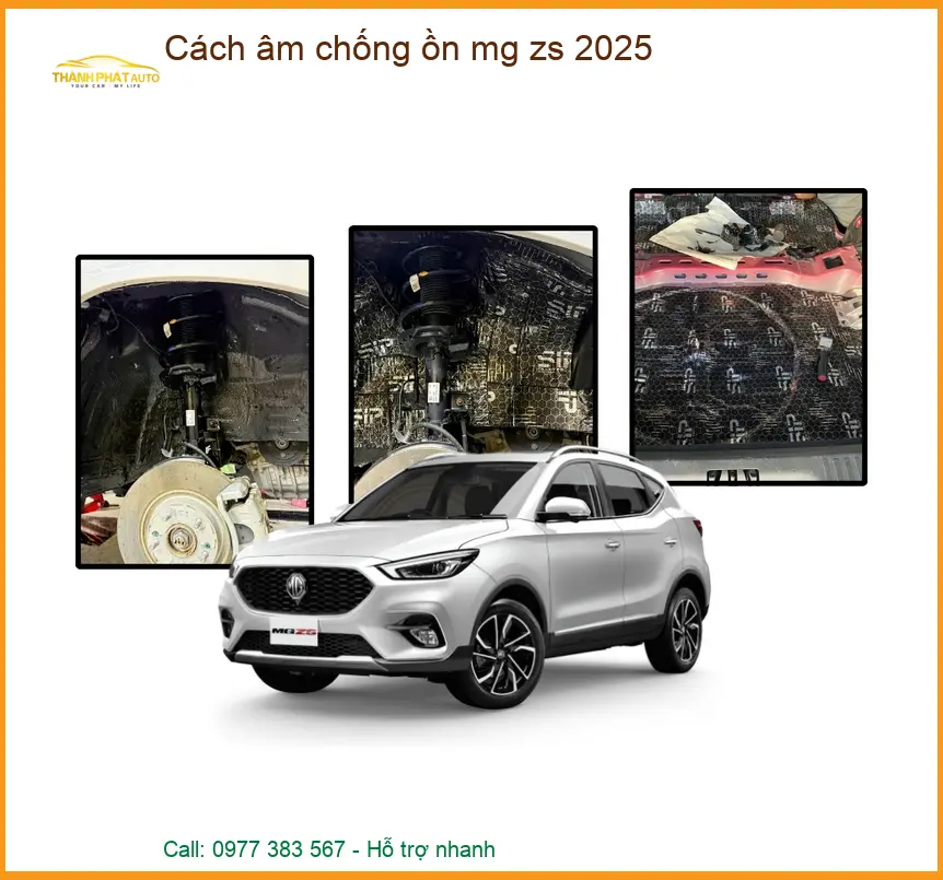 Cách Âm Chống Ồn MG ZS 2025 - Trung Tâm Lắp Đặt Uy Tín TPHCM