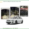 Cách âm chống ồn Mitsubishi Lancer 2016 - Trung Tâm Thi Công Chính Hãng TPHCM