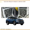 Cách âm chống ồn Mitsubishi Outlander 2026 - Địa Chỉ Lắp Đặt Uy Tín TPHCM