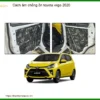 Cách âm chống ồn Toyota Wigo 2020 - Trung Tâm Lắp Đặt Chính Hãng TPHCM