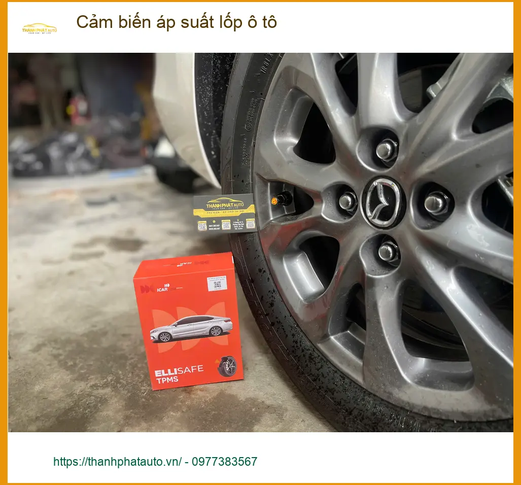 Chị Minh lắp cảm biến áp suất lốp ô tô Hyundai Accent tại Quận 2 an toàn