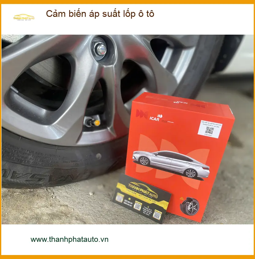 Chị Minh lắp cảm biến áp suất lốp ô tô Hyundai Accent tại Quận 2 an toàn ảnh thực tế 2