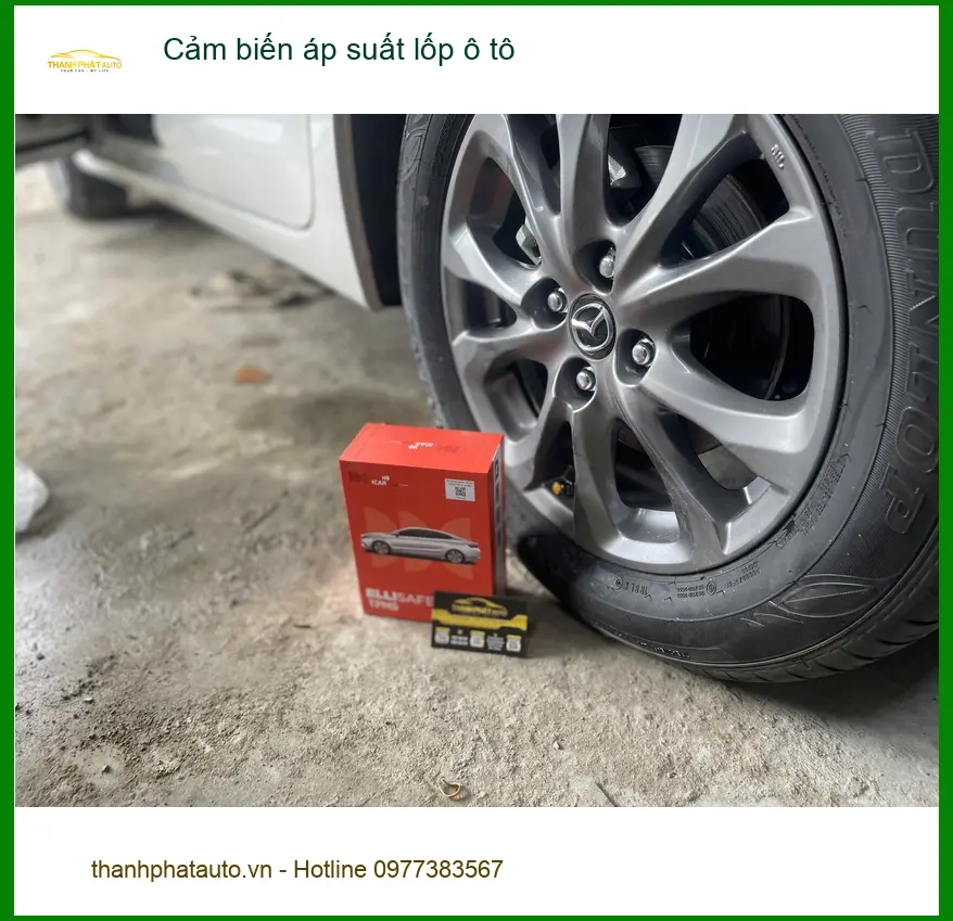 Chị Minh lắp cảm biến áp suất lốp ô tô Hyundai Accent tại Quận 2 an toàn ảnh thực tế 5