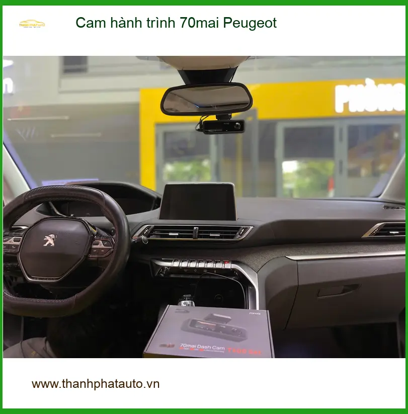 Chú Bình Minh lắp cam hành trình 70mai cho Peugeot 5008 tại Quận 3 để ghi lại hành trình an toàn hơn ảnh thực tế 4