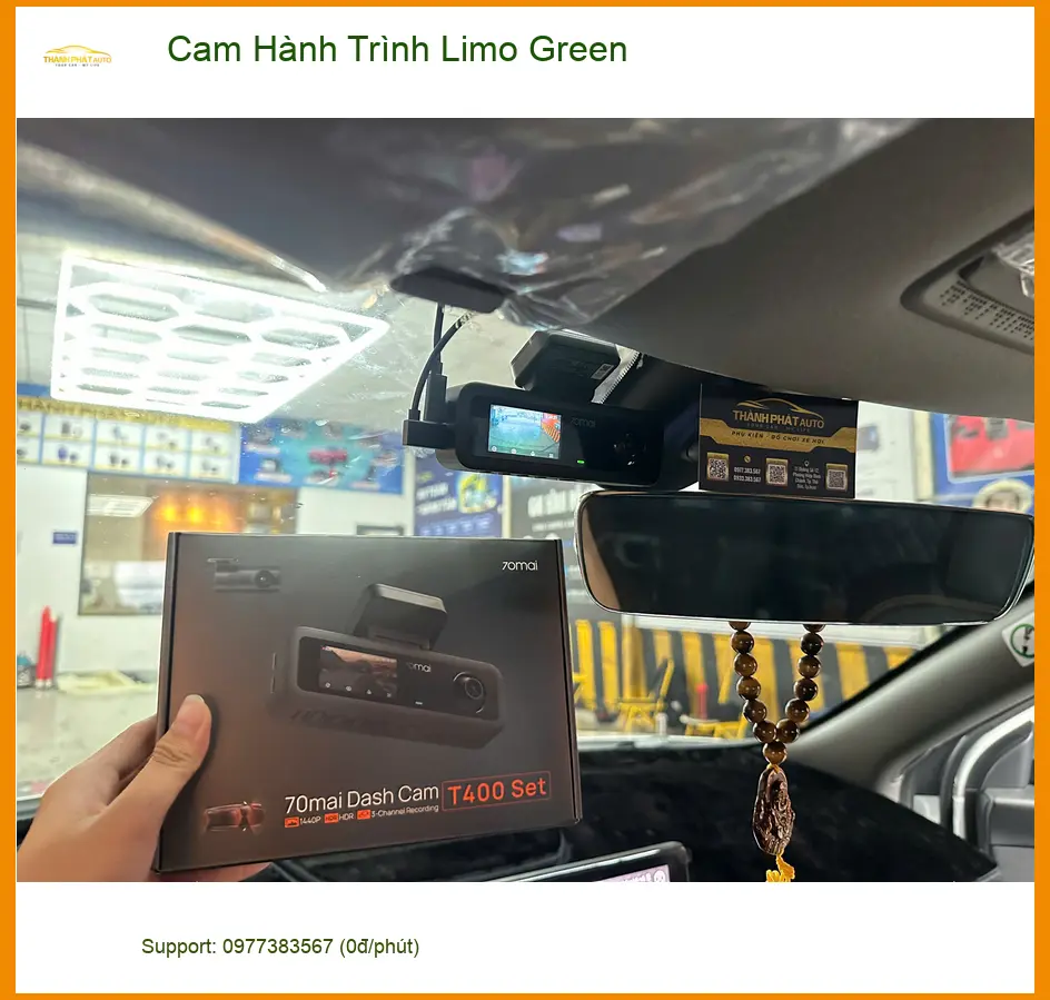 Chị Thảo lắp Cam Hành Trình Limo Green cho Honda HR-V tại Quận 12 ảnh thực tế 2