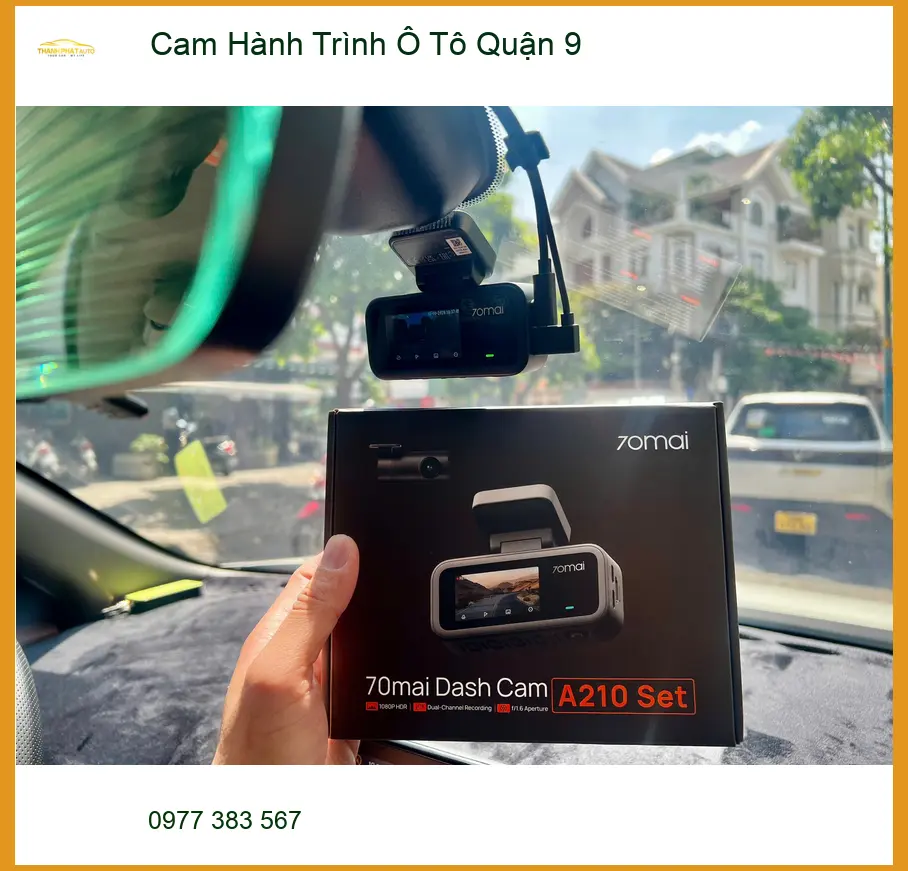 Chú Minh lắp Cam Hành Trình Ô Tô cho Suzuki XL7 để an tâm hơn khi di chuyển ở Quận 9