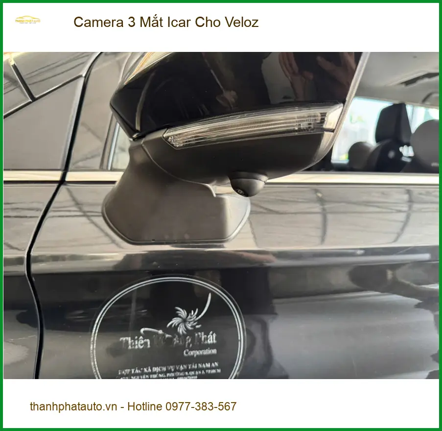 Anh Việt lắp Camera 3 Mắt Icar cho Veloz tại Quận Thủ Đức ảnh thực tế 3