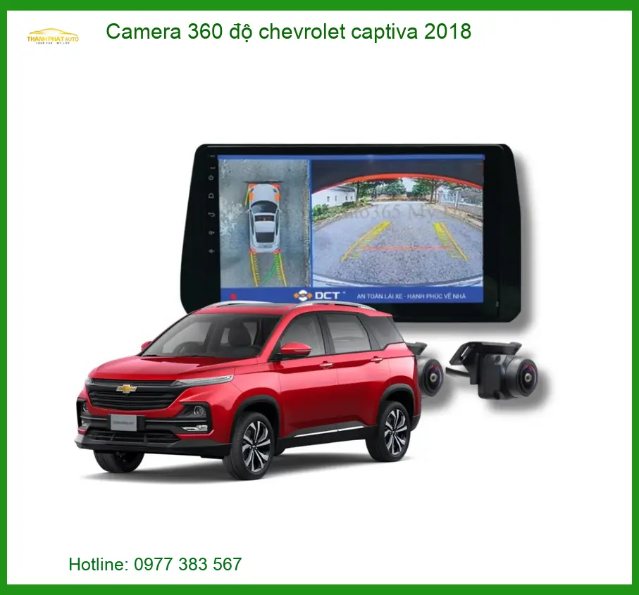 Camera 360 Độ Chevrolet Captiva 2018 - Địa Chỉ Lắp Đặt Uy Tín TPHCM