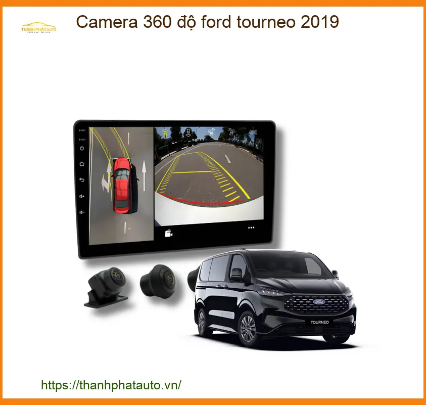 Camera 360 Độ Toàn Cảnh Ford Tourneo 2019 - Địa Chỉ Lắp Đặt Uy Tín TPHCM