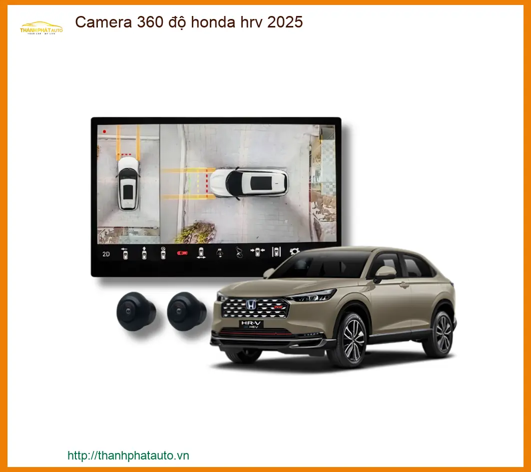 Camera 360 Độ Honda HRV 2025 - Địa Chỉ Lắp Đặt Uy Tín TPHCM