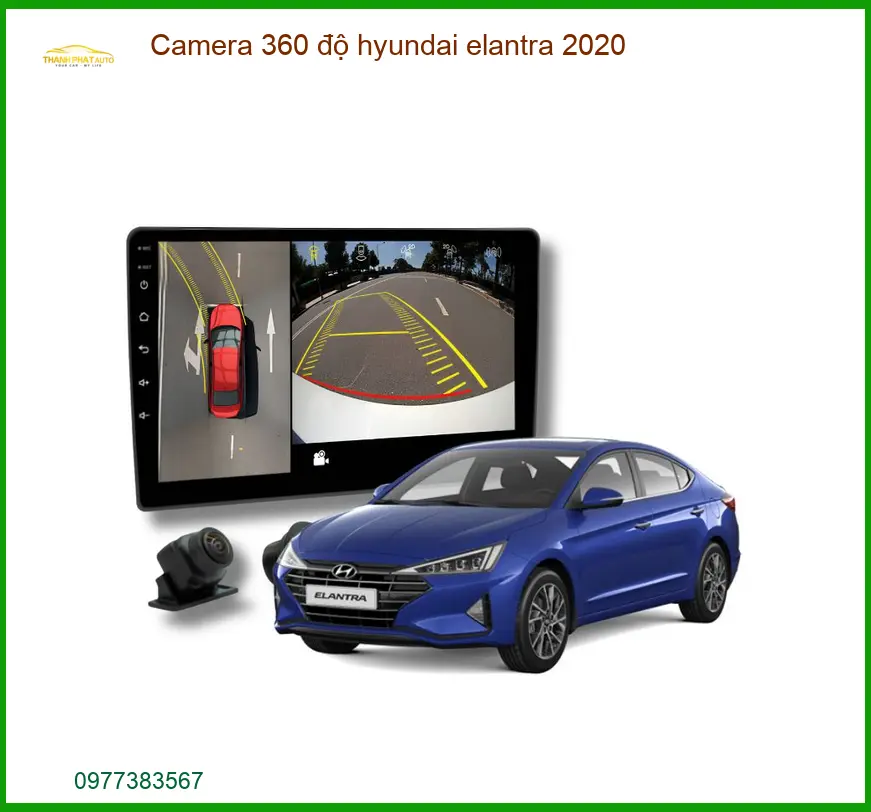 Camera 360 Độ Ô Tô Hyundai Elantra 2020 - Địa Chỉ Lắp Đặt Chính Hãng TPHCM