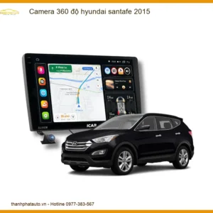Camera 360 độ Hyundai Santafe 2015 - Trung Tâm Lắp Đặt Uy Tín TPHCM
