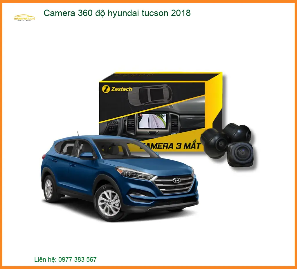 Camera 360 độ Hyundai Tucson 2018 - Địa Chỉ Lắp Đặt Camera 360 Uy Tín TPHCM