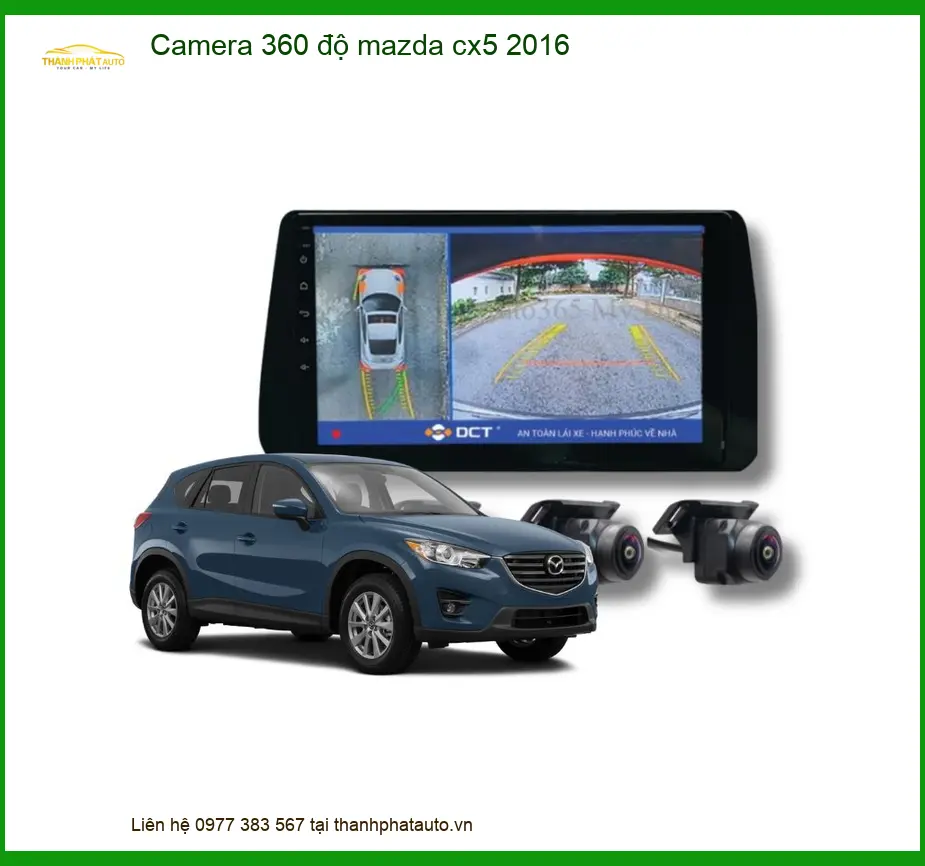 Camera 360 Độ Mazda CX5 2016 - Trung Tâm Gắn Chính Hãng Giá Tốt TPHCM