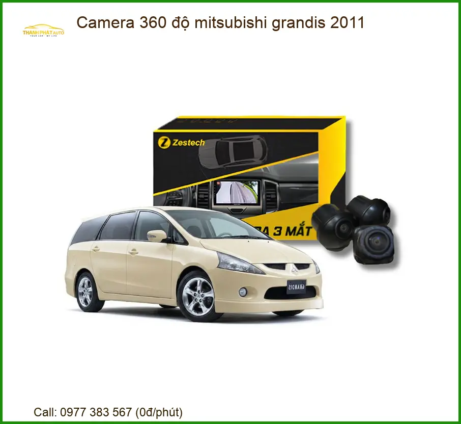 Camera 360 độ Mitsubishi Grandis 2011 - Địa Chỉ Lắp Đặt Uy Tín TPHCM