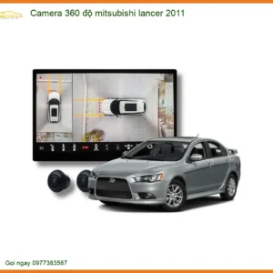 Camera 360 độ Mitsubishi Lancer 2011 - Địa Chỉ Lắp Đặt Chính Hãng TPHCM