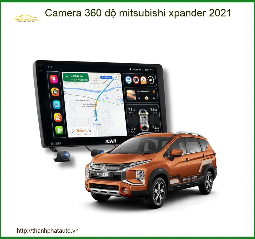 Camera 360 độ Mitsubishi Xpander 2021 - Địa Chỉ Lắp Đặt Uy Tín TPHCM