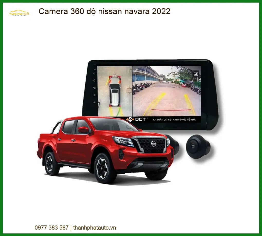 Camera 360 độ Nissan Navara 2022 - Địa Chỉ Lắp Đặt Uy Tín TPHCM