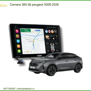 Camera 360 độ Peugeot 3008 2026 - Địa Chỉ Lắp Đặt Chính Hãng Cao Cấp TPHCM