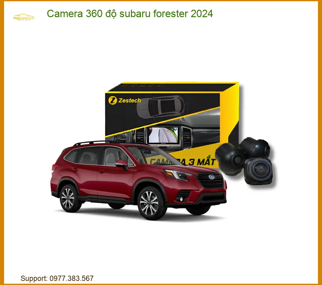 Camera 360 độ Subaru Forester 2024 - Trung Tâm Nâng Cấp Chính Hãng TPHCM