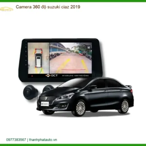 Hệ Thống Camera 360 độ Suzuki Ciaz 2019 - Địa Chỉ Lắp Đặt Chính Hãng TPHCM