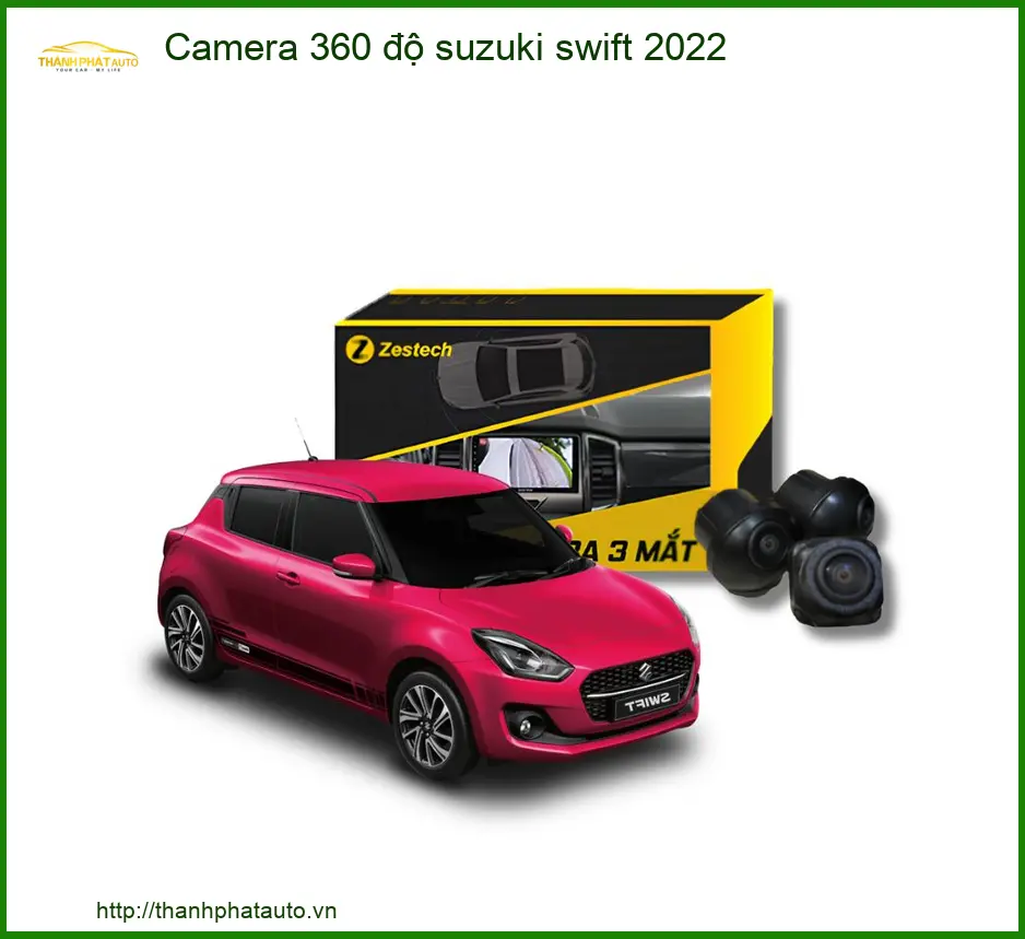Camera 360 độ Suzuki Swift 2022 - Trung Tâm Lắp Đặt Chính Hãng TPHCM