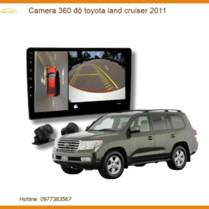 Camera 360 độ Toyota Land Cruiser 2011 - Trung Tâm Lắp Đặt Chính Hãng TPHCM