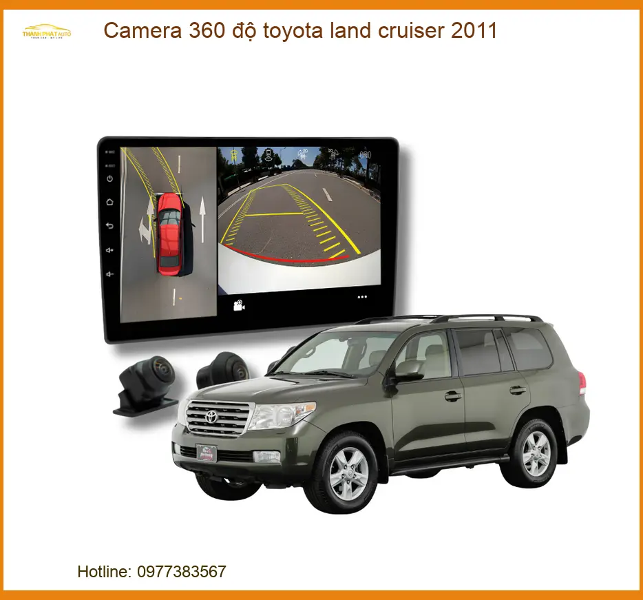 Camera 360 độ Toyota Land Cruiser 2011 - Trung Tâm Lắp Đặt Chính Hãng TPHCM