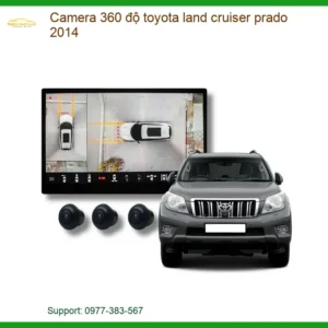 Camera 360 độ Toyota Land Cruiser Prado 2014 - Địa Chỉ Lắp Đặt Uy Tín TPHCM