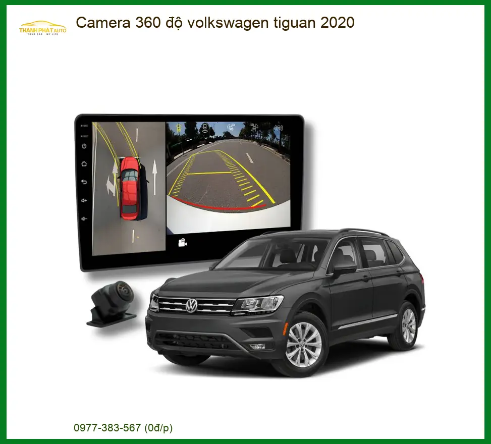 Camera 360 độ Volkswagen Tiguan 2020 - Địa Chỉ Lắp Đặt Uy Tín TPHCM