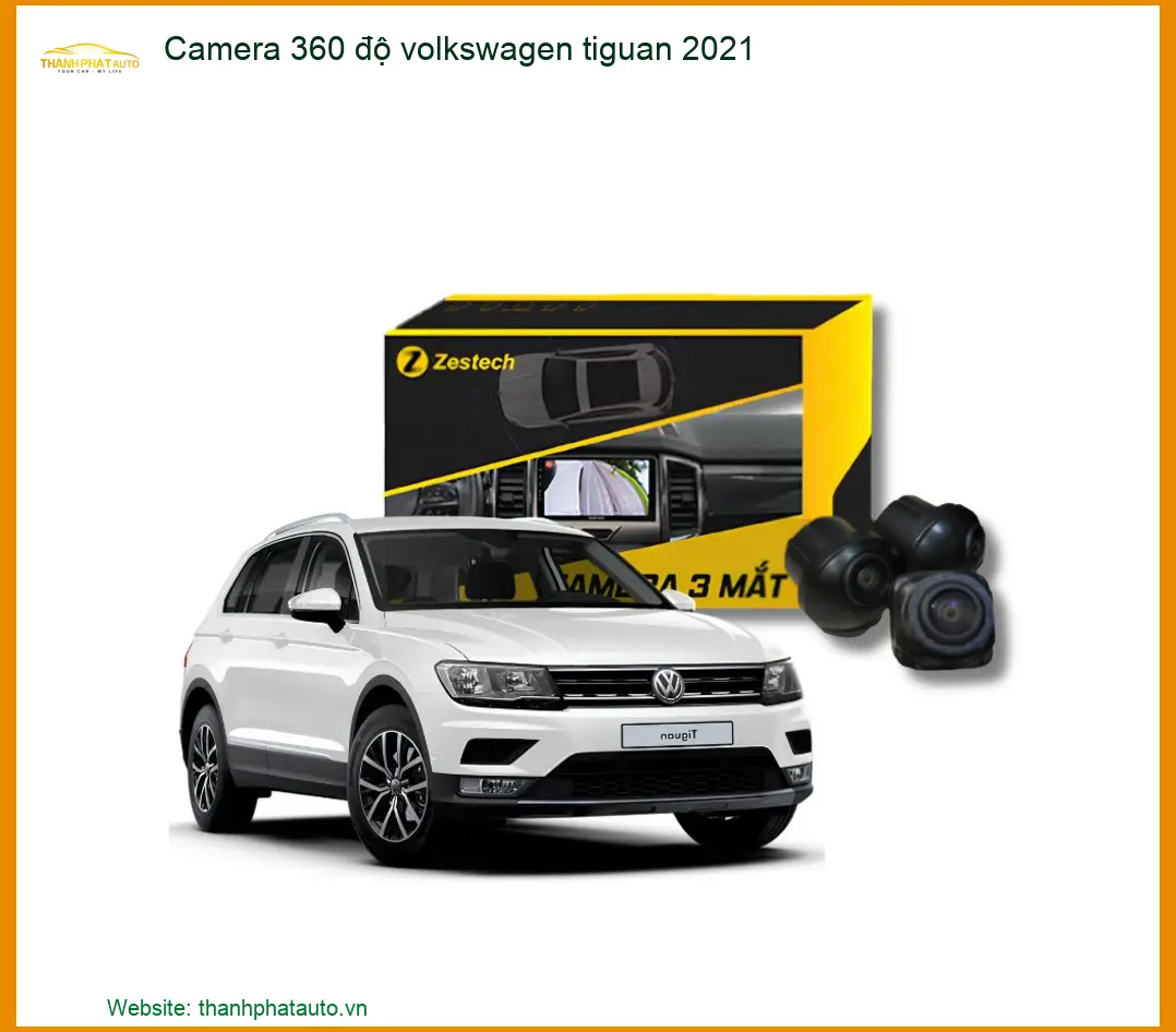Camera 360 Độ Volkswagen Tiguan 2021 - Địa Chỉ Lắp Đặt Uy Tín TPHCM