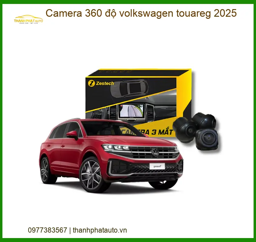 Camera 360 độ Volkswagen Touareg 2025 - Địa Chỉ Lắp Đặt Uy Tín TPHCM
