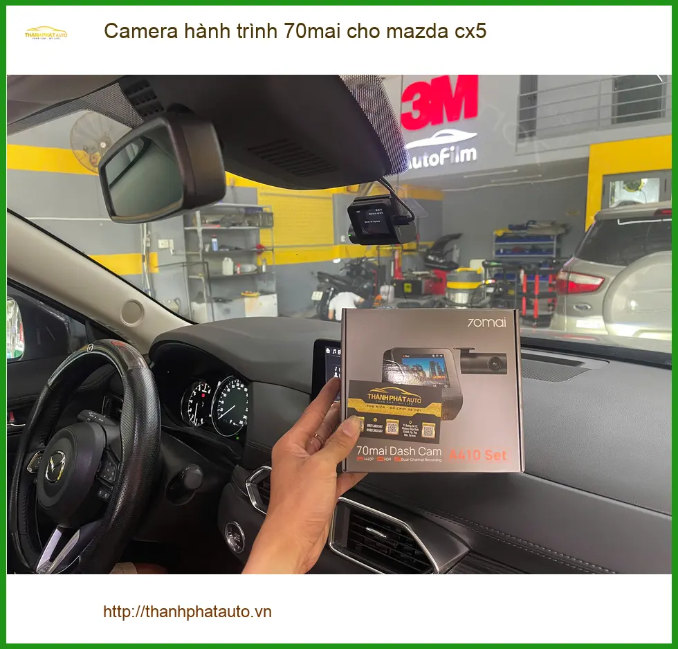 Chú Đăng lắp Camera hành trình 70mai chính hãng cho Mazda CX5 tại Quận Củ Chi