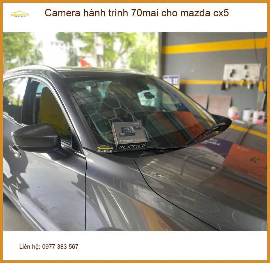 Chú Đăng lắp Camera hành trình 70mai chính hãng cho Mazda CX5 tại Quận Củ Chi ảnh thực tế 3