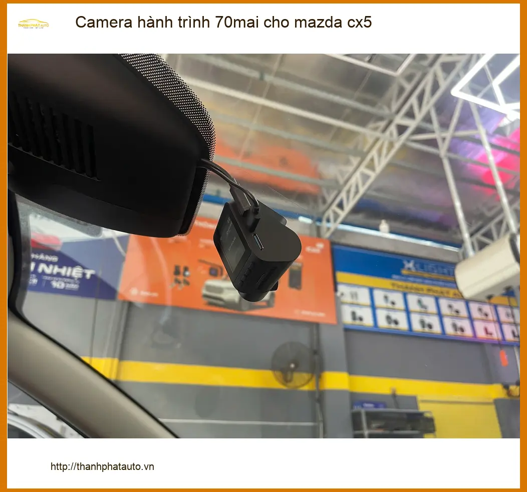 Chú Đăng lắp Camera hành trình 70mai chính hãng cho Mazda CX5 tại Quận Củ Chi ảnh thực tế 4