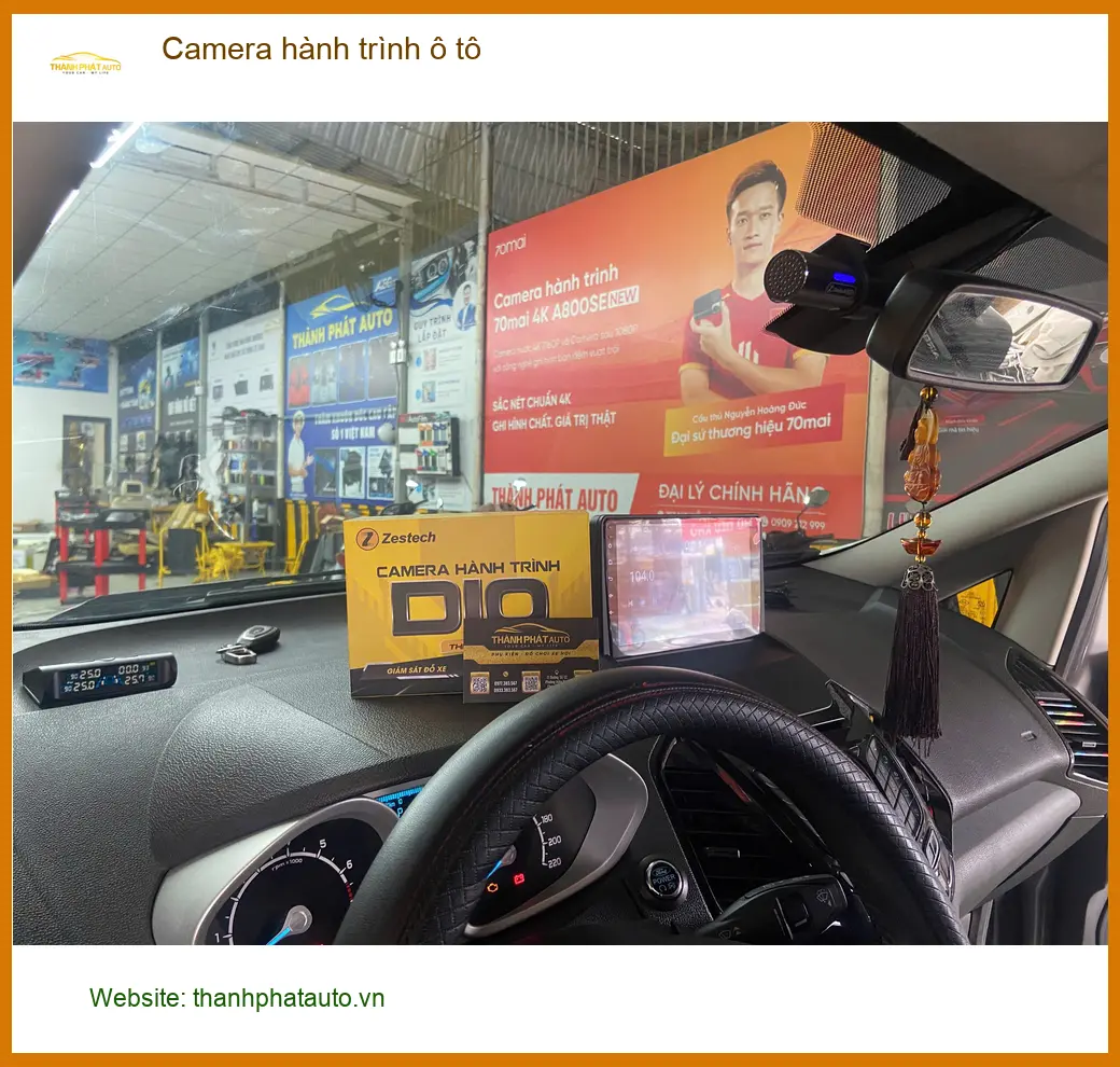 Anh Quang lắp Camera hành trình ô tô cho Hyundai Accent tại Quận Bình Tân ảnh thực tế 4