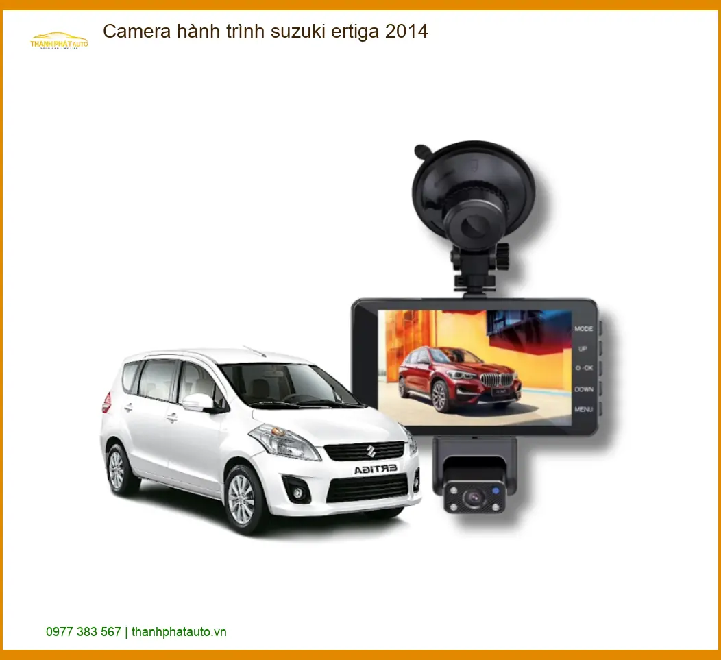 Camera hành trình Suzuki Ertiga 2014 - Địa Chỉ Lắp Đặt Uy Tín TPHCM