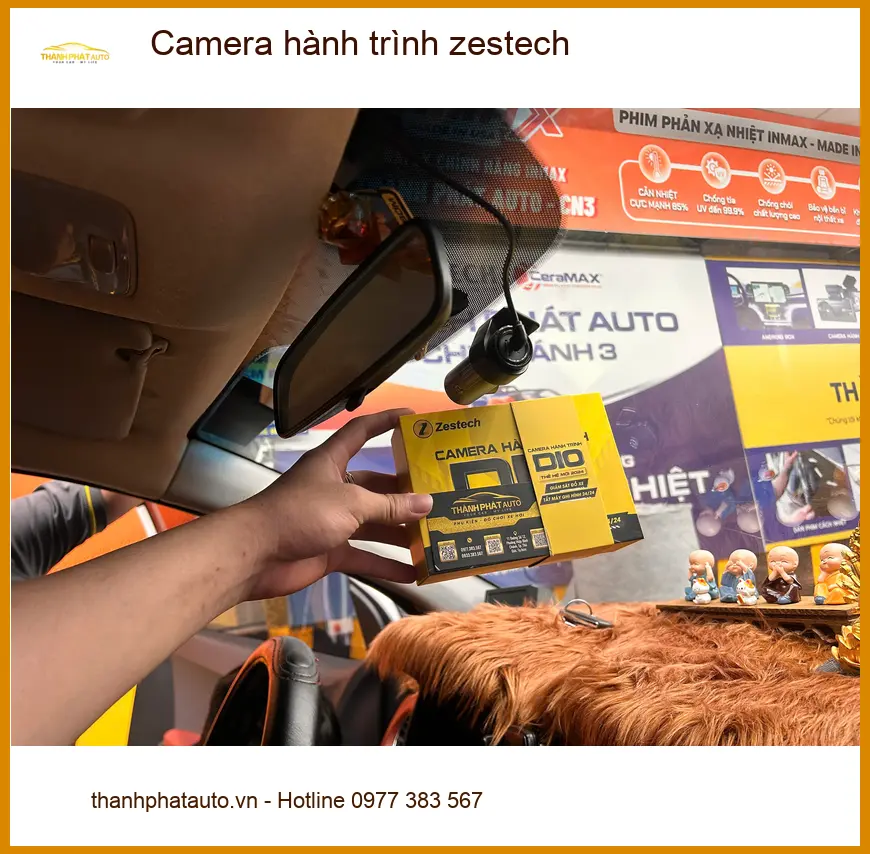 Anh Minh lắp Camera hành trình Zestech cho Honda HR-V ở Bình Chánh ảnh thực tế 3