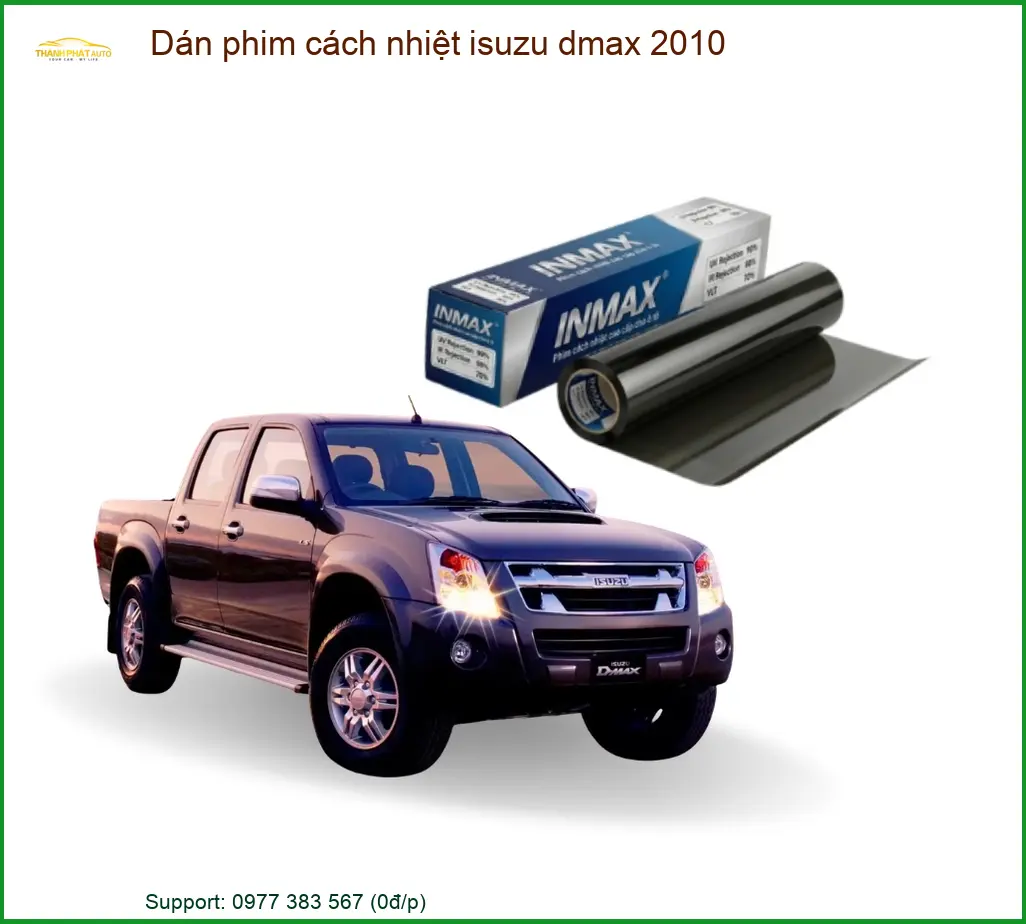 Dán Phim Cách Nhiệt Isuzu Dmax 2010 - Trung Tâm Lắp Đặt Uy Tín TPHCM