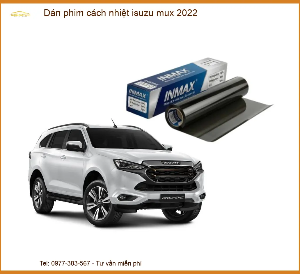Dán Phim Cách Nhiệt Isuzu Mu-X 2022 - Địa Chỉ Lắp Đặt Chính Hãng TPHCM