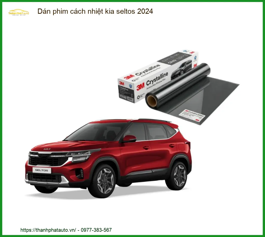 Dán Phim Cách Nhiệt Kia Seltos 2024 - Trung Tâm Lắp Đặt Uy Tín TPHCM