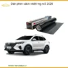 Dán Phim Cách Nhiệt MG RX5 2020 - Trung Tâm Lắp Đặt Phim Chính Hãng TPHCM