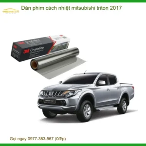 Dán Phim Cách Nhiệt Mitsubishi Triton 2017 - Trung Tâm Lắp Đặt Uy Tín TPHCM