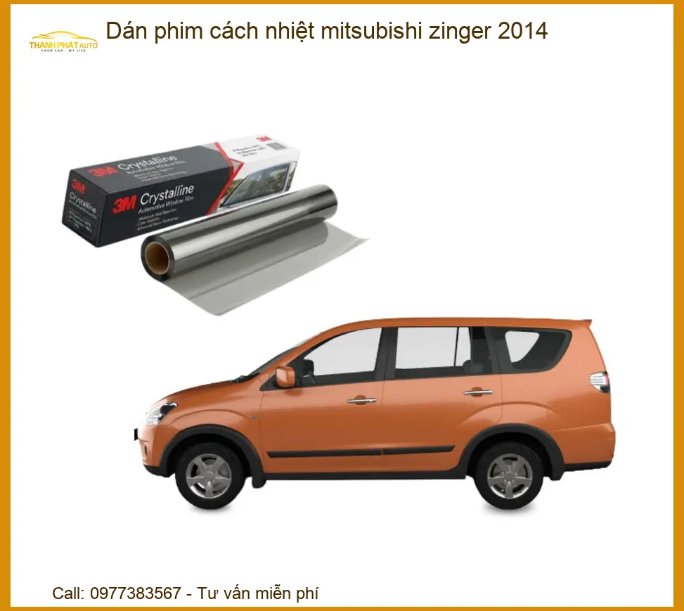 Dán Phim Cách Nhiệt Mitsubishi Zinger 2014 - Địa Chỉ Lắp Đặt Chính Hãng TPHCM