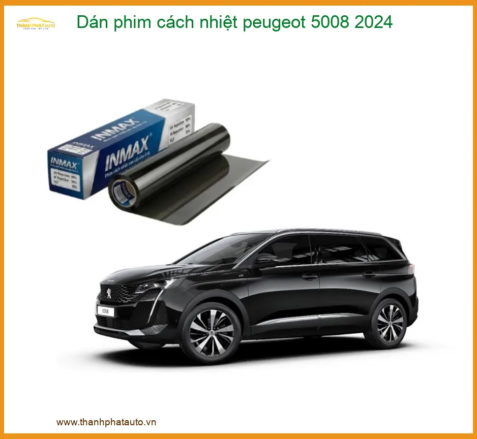 Dán Phim Cách Nhiệt Peugeot 5008 2024 - Trung Tâm Thi Công Uy Tín TPHCM