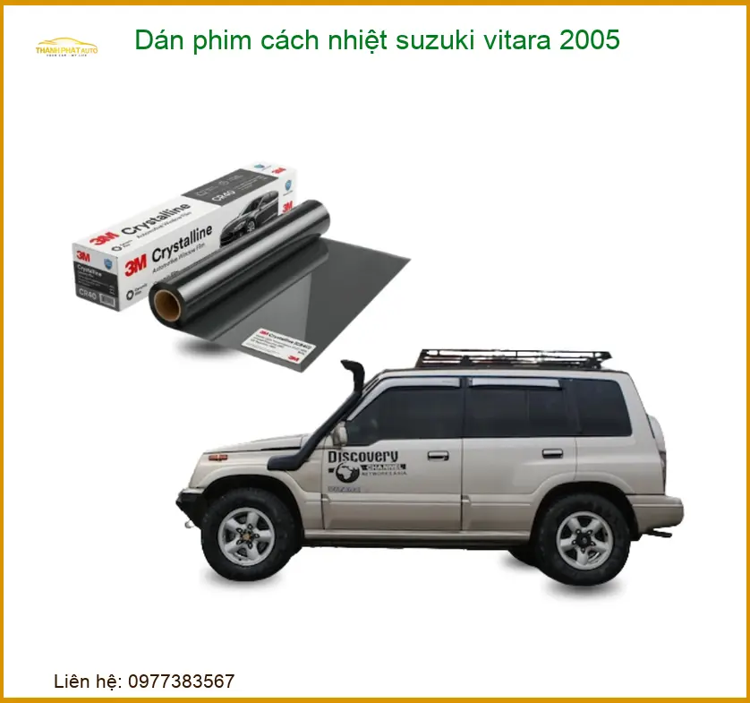 Dán Phim Cách Nhiệt Suzuki Vitara 2005 - Địa Chỉ Lắp Đặt Uy Tín TPHCM
